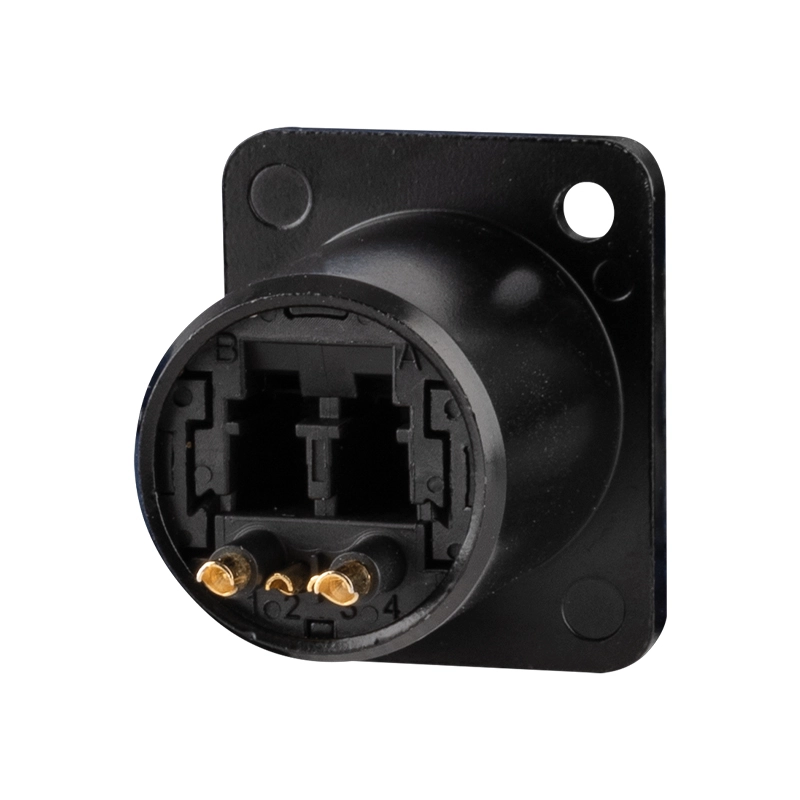 Conector Painel para Fibra Óptica LC de 2 Vias (SEETRONIC)