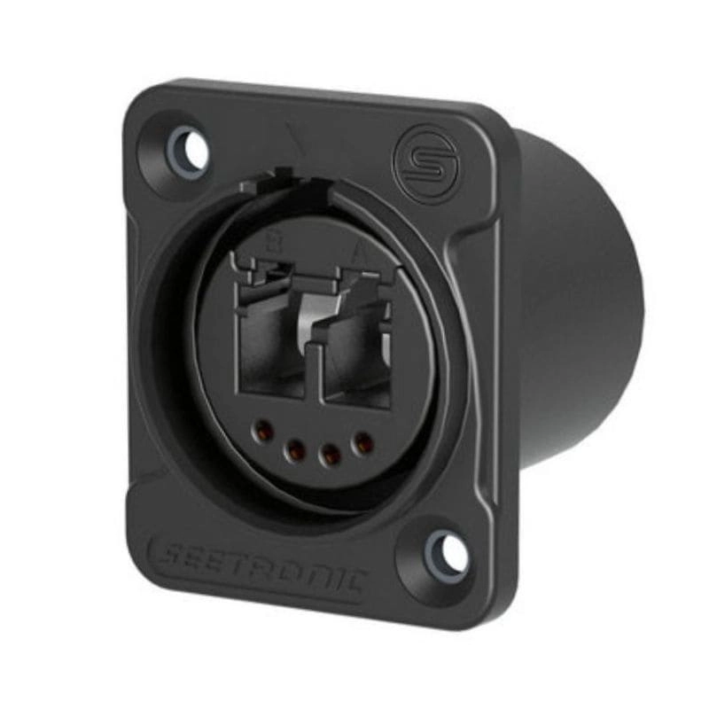 Conector Painel para Fibra Óptica LC de 2 Vias (SEETRONIC)