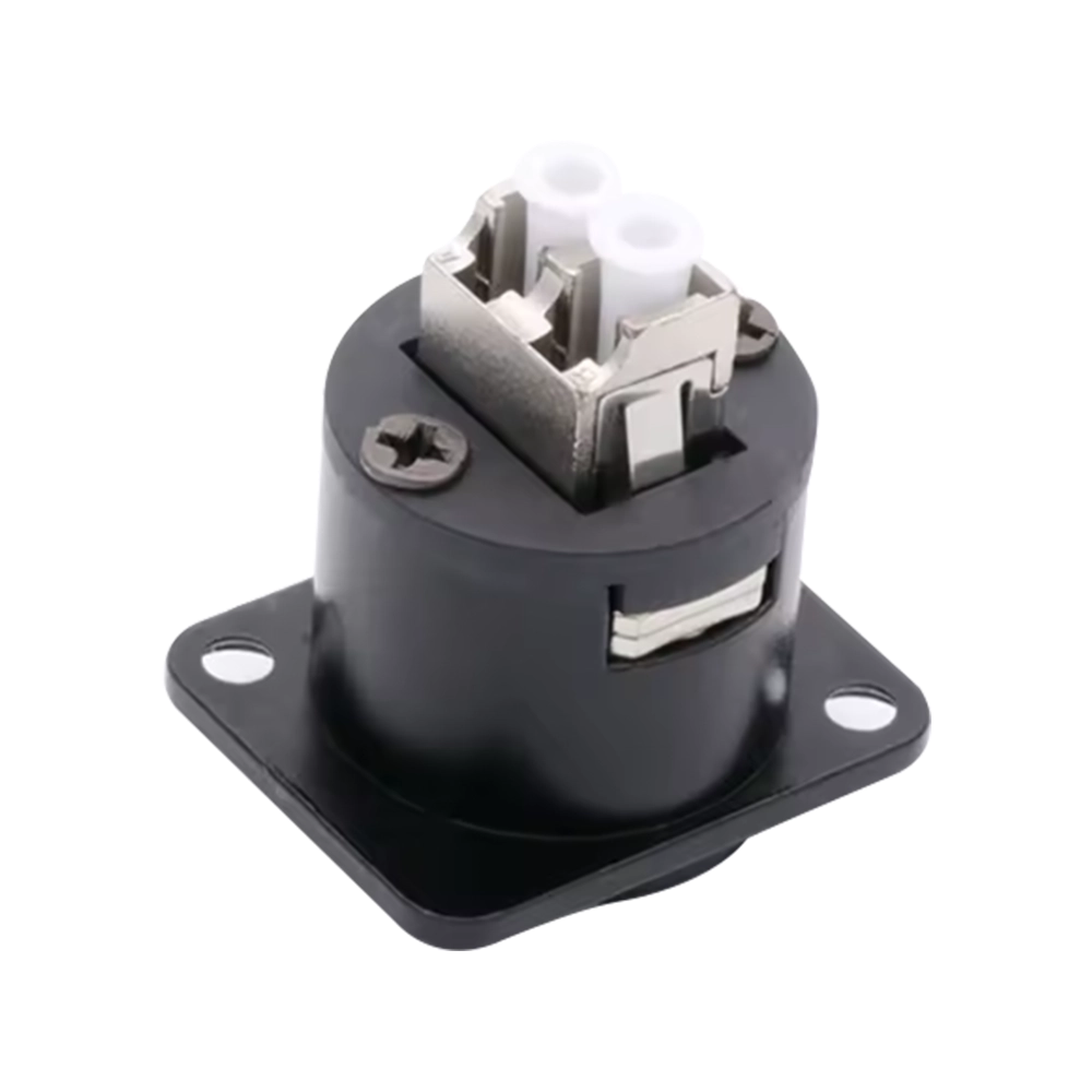 Conector Para Painel LC Duplex Fêmea X LC Fêmea (METALICO) Tipo Canon (CG)