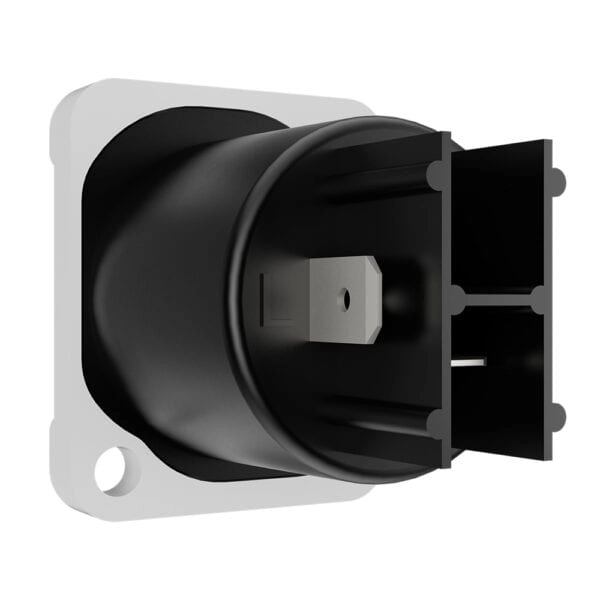 Conector PowerCon Painel Cinza Saída/Out - Seetronic