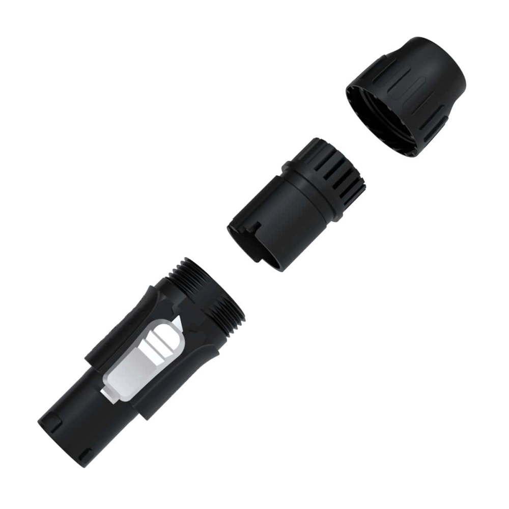 Conector PowerCon Premium 20A 300v de Linha - Fêmea - Seetronic