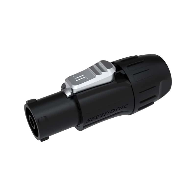 Conector PowerCon Premium 20A 300v de Linha - Fêmea - Seetronic