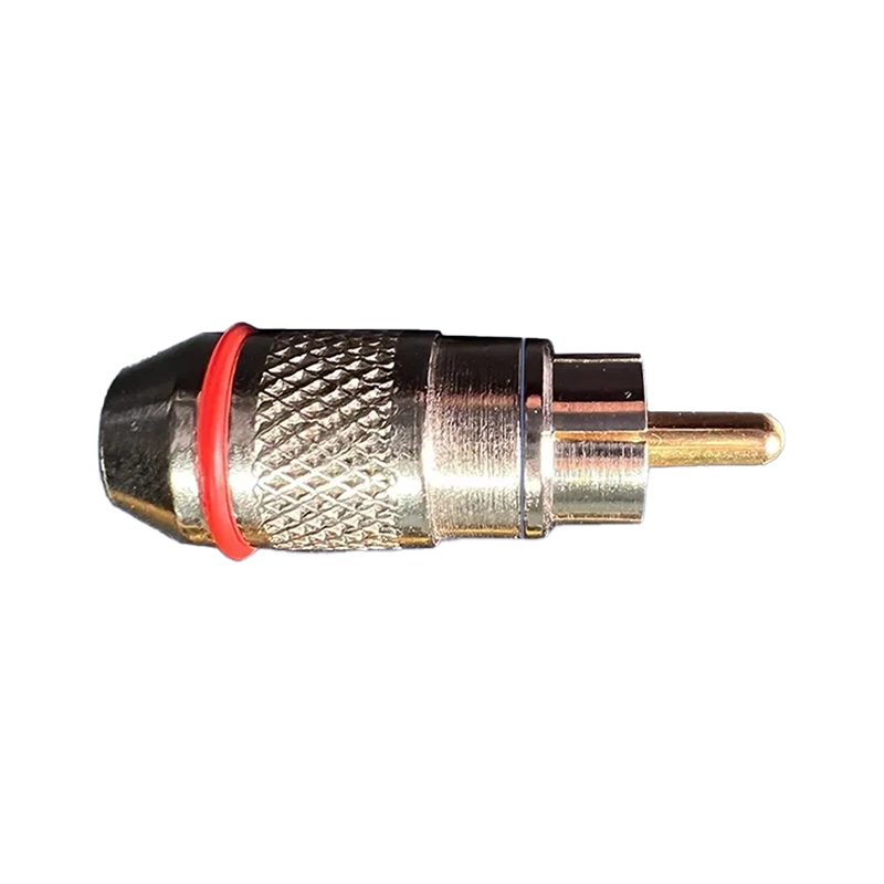 Conector RCA Macho Positivo Ouro - Mosquitinho (CG)
