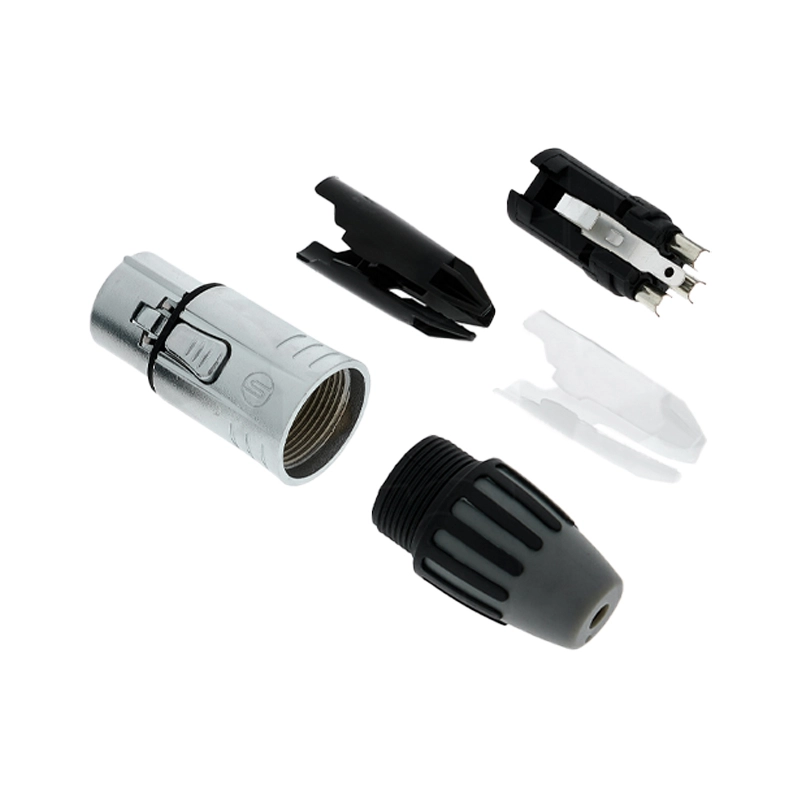 Conector XLR Fêmea de Linha de 3V (SEETRONIC)
