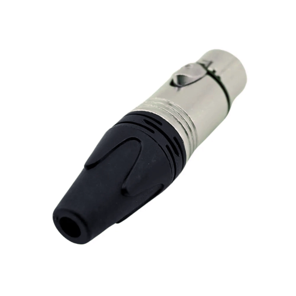CONECTOR XLR FEMEA DE LINHA MODELO NEUTRIK