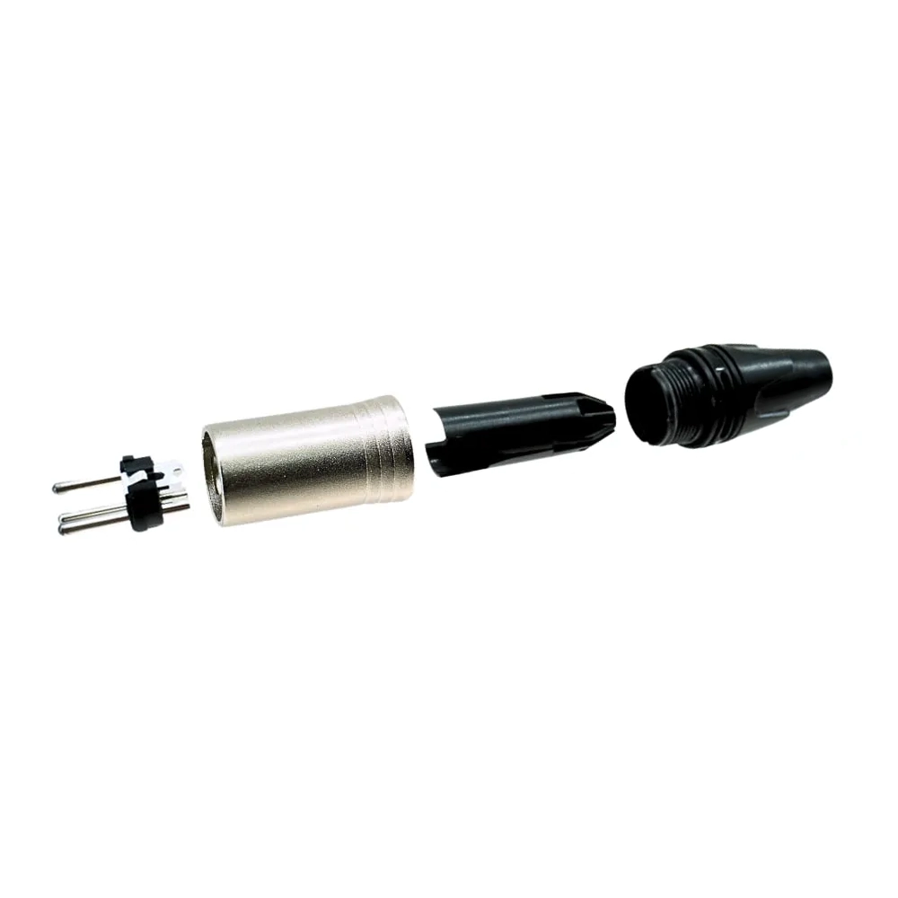 CONECTOR XLR MACHO DE LINHA MODELO NEUTRIK