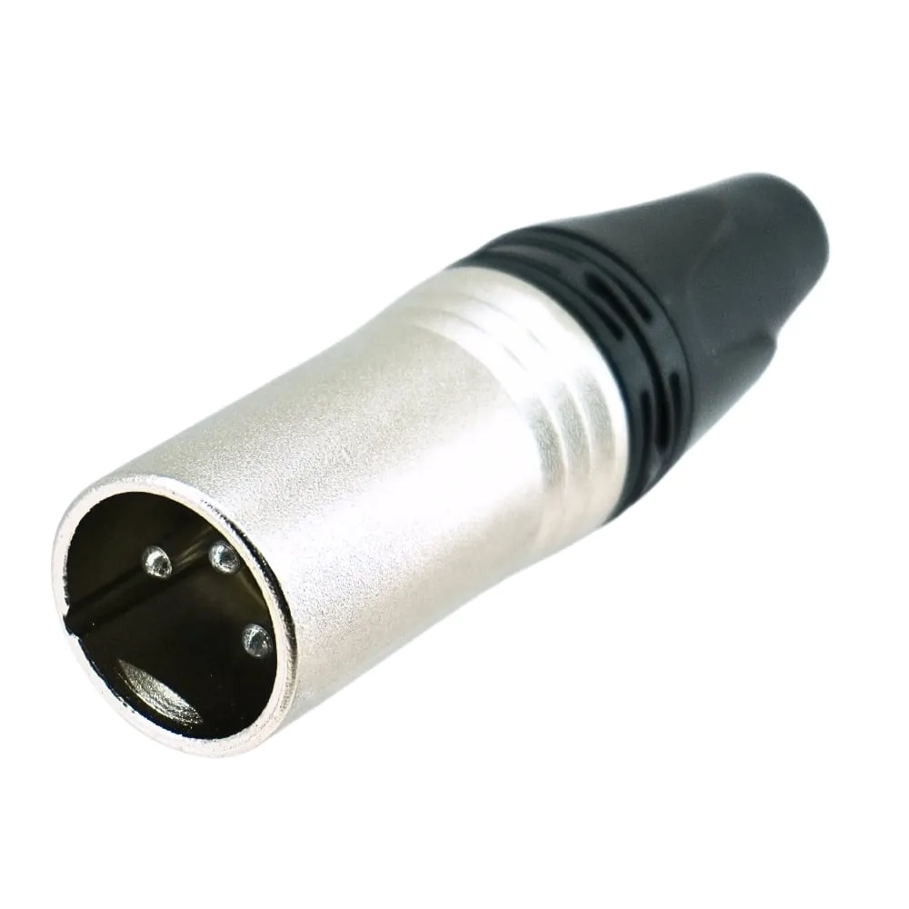 CONECTOR XLR MACHO DE LINHA MODELO NEUTRIK