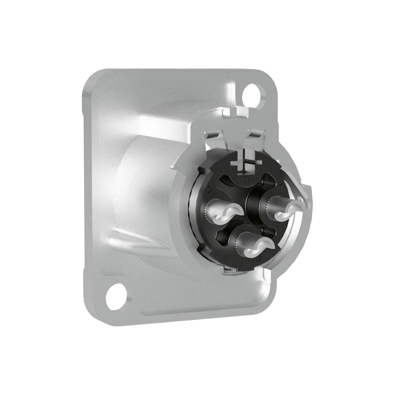 Conector XLR Painel de 3 Vias Tipo Canon Macho (Seetronic)