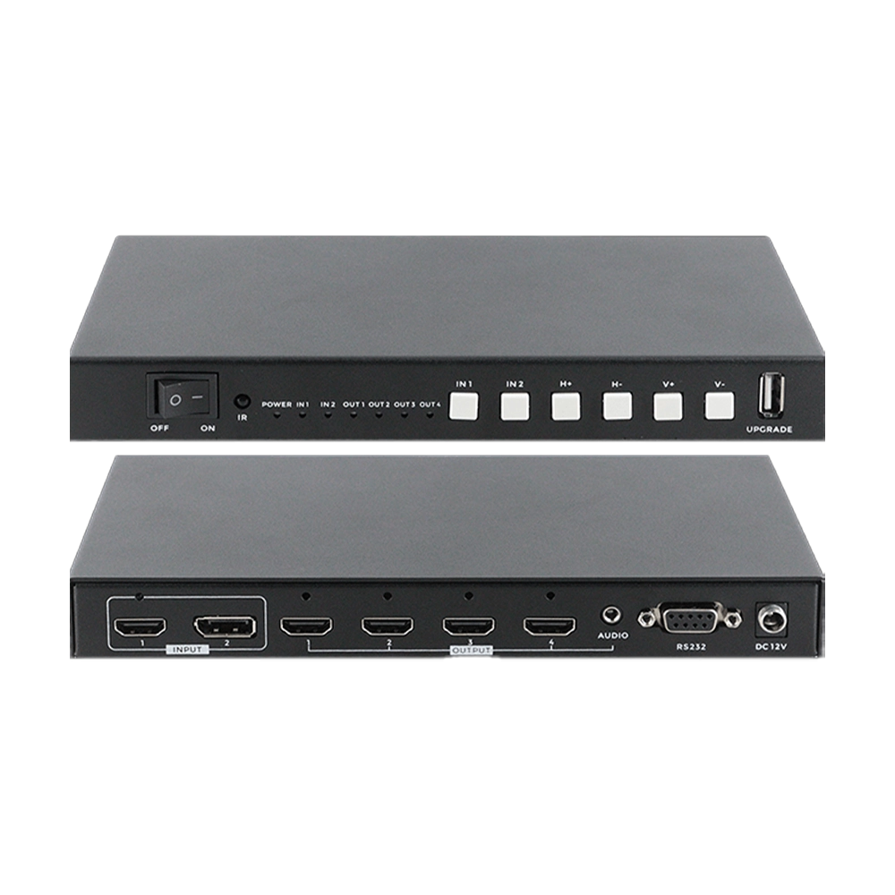 CONTROLADOR VIDEO WALL HDMI 1 DISPLAYPORT - 1 HDMI x 4 HDMI 4K 60HZ (FLEXPORT)