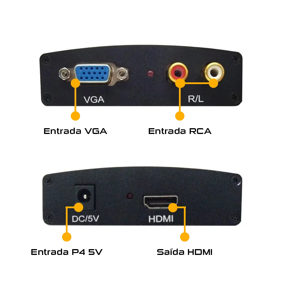 CONVERSOR VGA X HDMI