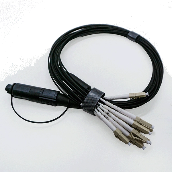 CORDÃO ÓPTICO OPTITAP MPO x 12LC MULTIMODO OM3 50/125 COM LSZH E CABO BLINDADO (CG) - 1,5M