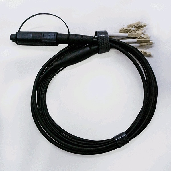 CORDÃO ÓPTICO OPTITAP MPO x 12LC MULTIMODO OM3 50/125 COM LSZH E CABO BLINDADO (CG) - 1,5M