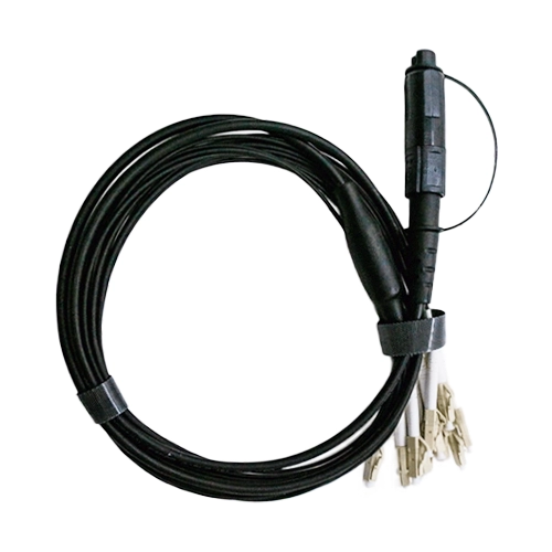 Cordão Óptico Optitap 1 MPO Macho x 12 LC Macho 50/125 OM3 Multimodo com LSZH Blindado (CG) - 1,5M