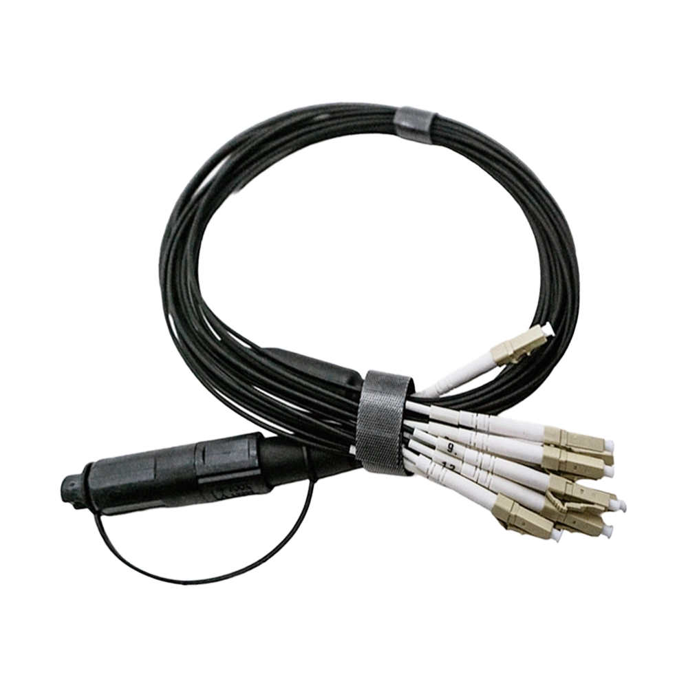 CORDÃO ÓPTICO OPTITAP MPO x 12LC MULTIMODO OM3 50/125 COM LSZH E CABO BLINDADO (CG) - 1,5M