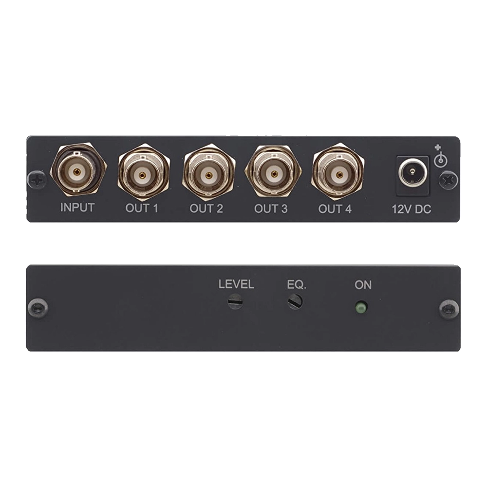 DISTRIBUIDOR DE VIDEO COMPOSTO OU SDI 1X4 COM DIFERENCIAL (KRAMER)