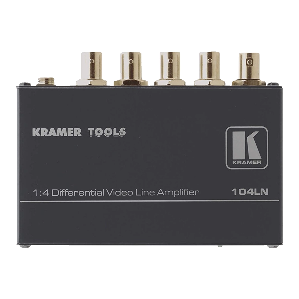 DISTRIBUIDOR DE VIDEO COMPOSTO OU SDI 1X4 COM DIFERENCIAL (KRAMER)