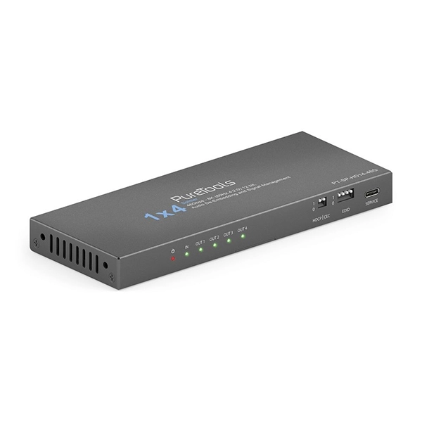 DISTRIBUIDOR E SCALER HDMI 1X4 8K 60HZ 4K 120HZ 48GBPS HDR10 (PURELINK)