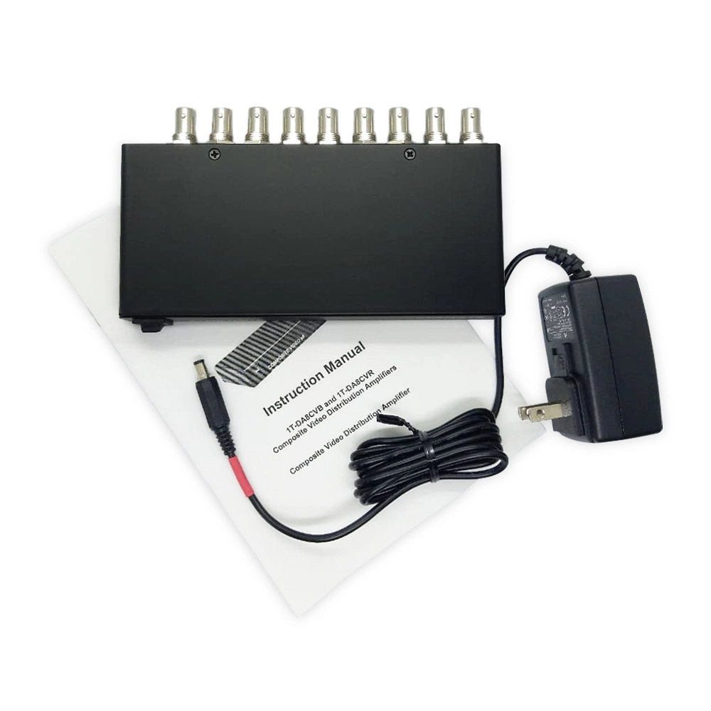 Distribuidor Splitter SDI 1x8 BNC 100Hz de Banda (TV ONE)