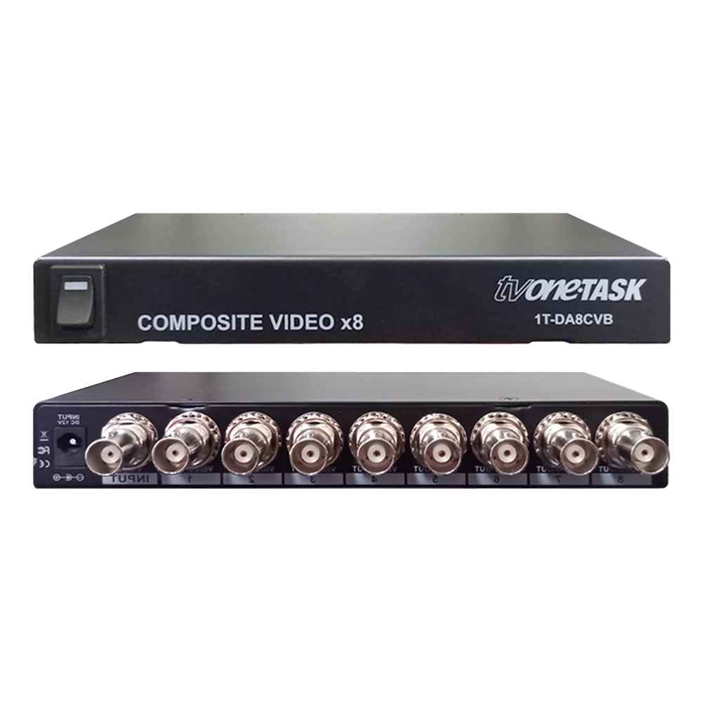 Distribuidor Splitter SDI 1x8 BNC 100Hz de Banda (TV ONE)