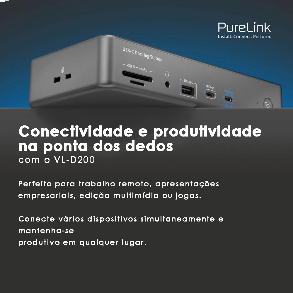 DOCKING STATION USB 4 (PURELINK)
