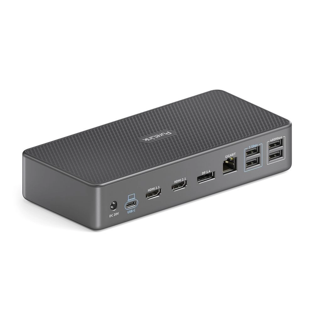 Docking Station USB-C 3.2 e HDMI 2.1 8k 30hz 15 em 1 (PURELINK)