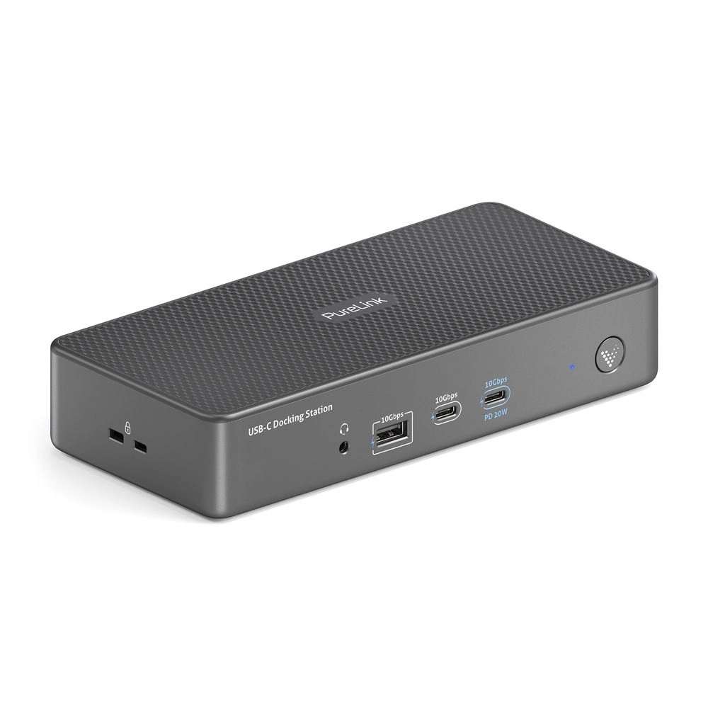 Docking Station USB-C 4K com Ethernet Gigabit (PURELINK)