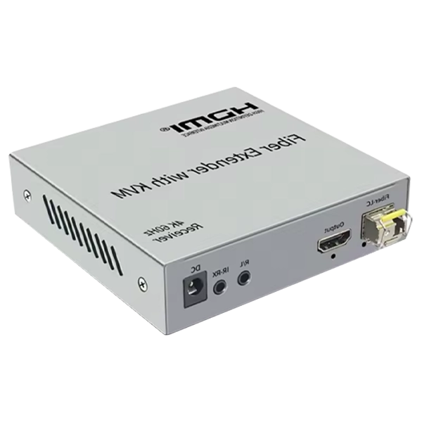 EXTENDER HDMI KVM VIA CABO ÓPTICO LC - 4K 60HZ - HDCP 2.2 - COM MINI GBIC (CG) - 20KM