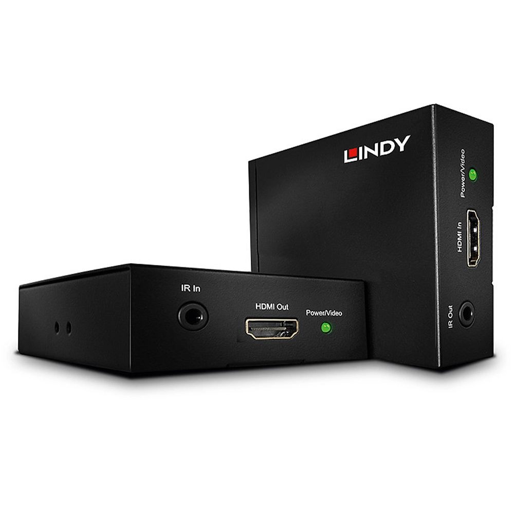 KIT DE EXTENDER HDMI VIA CABO DE REDE CAT6 WITCHPOC FULL HD 60HZ COM IR ATÉ 80M (LINDY)