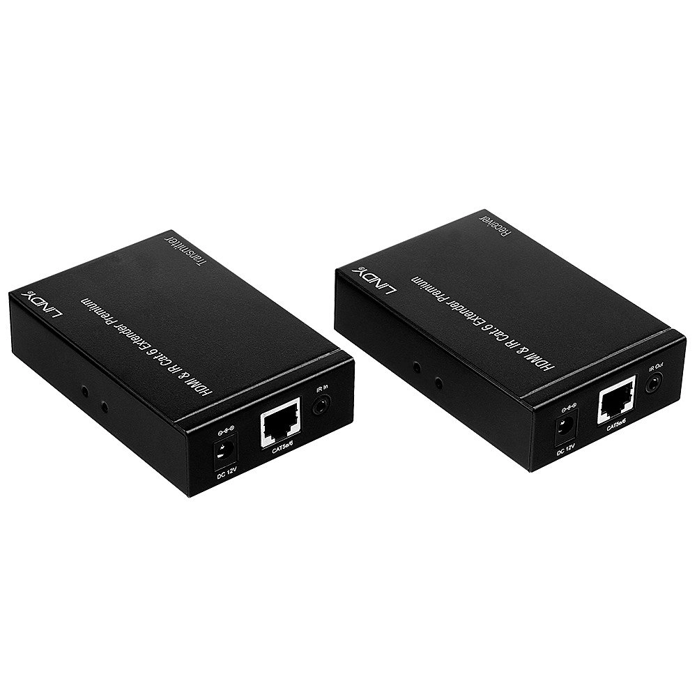KIT DE EXTENDER HDMI VIA CABO DE REDE CAT6 WITCHPOC FULL HD 60HZ COM IR ATÉ 80M (LINDY)