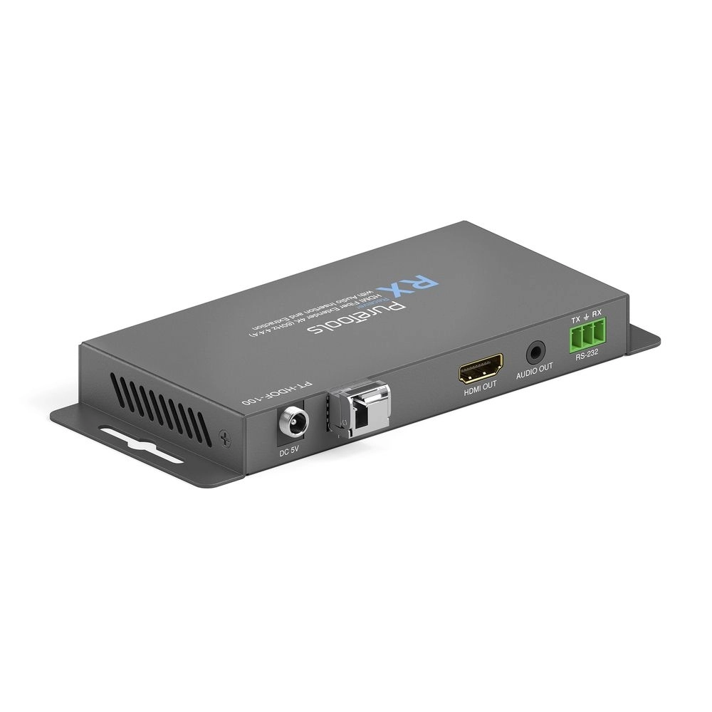 Kit de Extensores HDMI 2.0 via Fibra Óptica 4K 60Hz 18Gbps com Loop Out IR e RS232 (PURELINK)