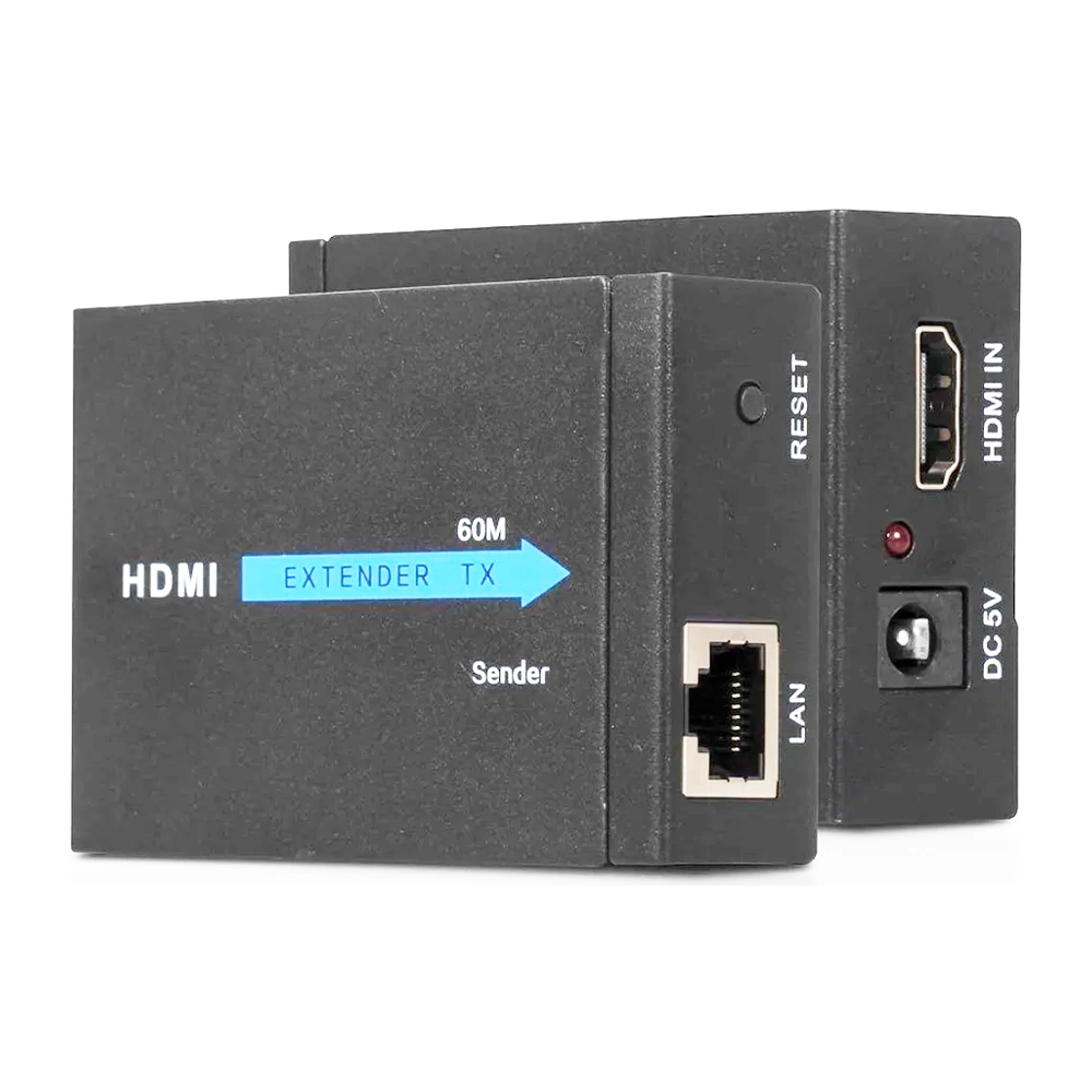 Kit de Extender HDMI Full HD via Cabo de Rede de até 60 Metros