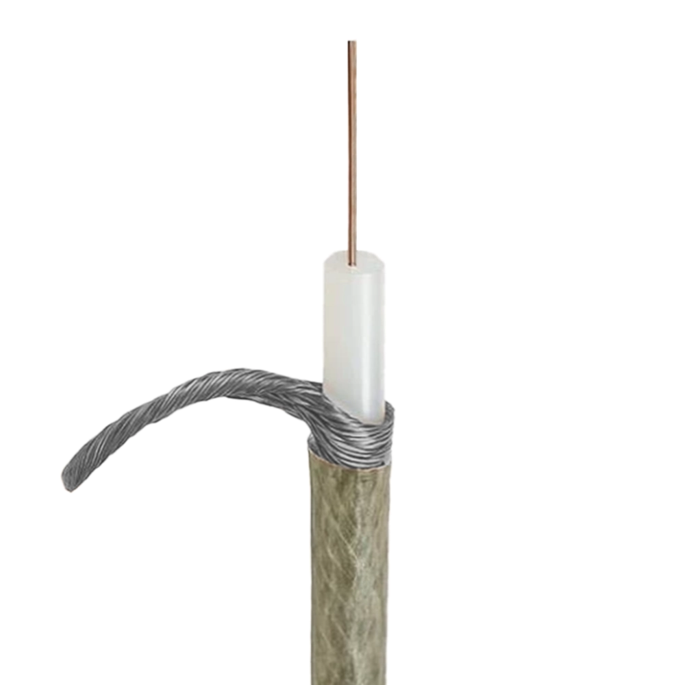 FIO COAXIAL RF24 24AWG CAPA CRISTAL DUPLA BLINDAGEM