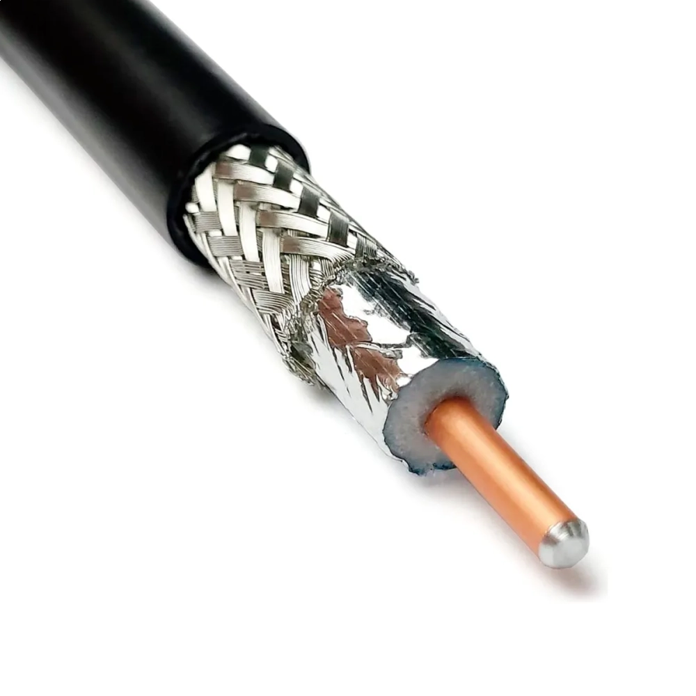 Fio Coaxial RG213 DLC Premium 75% 50 OHMS