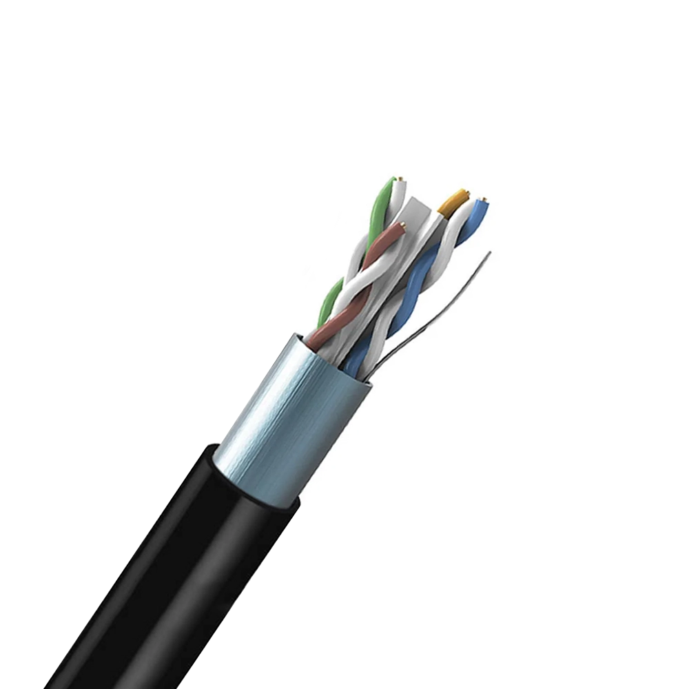 Fio de Rede CAT6 F/UTP Blindado 4PX23AWG Preto Homologado Anatel 100% Cobre (STARBRASIL)