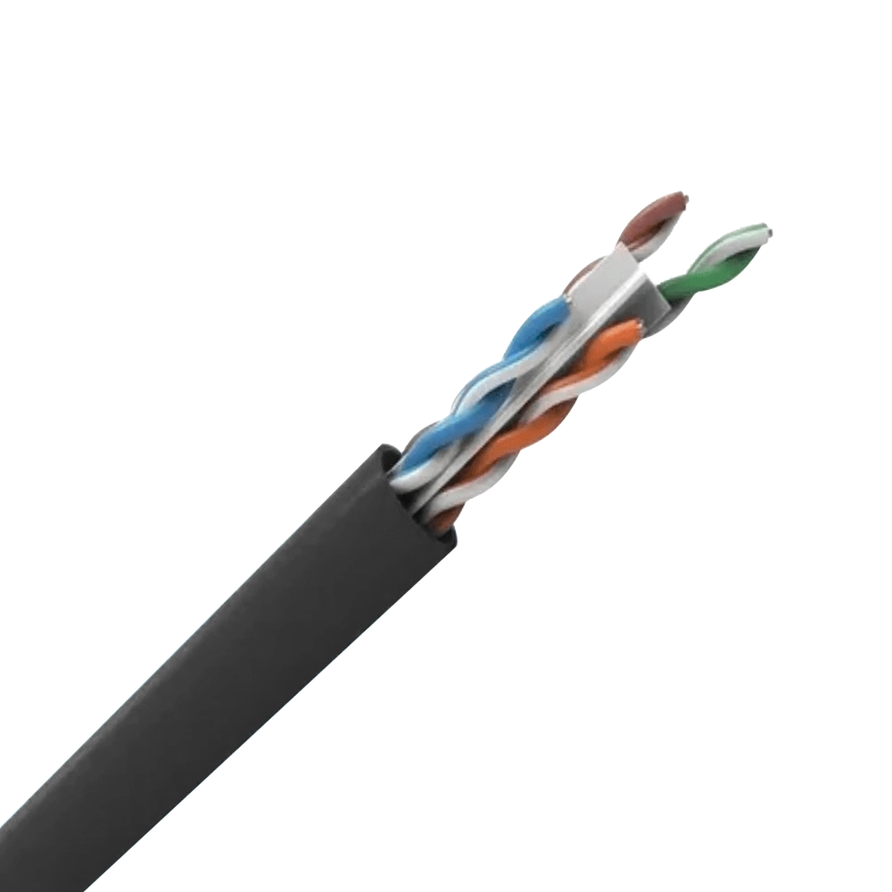 Fio de Rede Cat6  U/UTP Preto Homologado Anatel 100% Cobre (STARBRASIL)