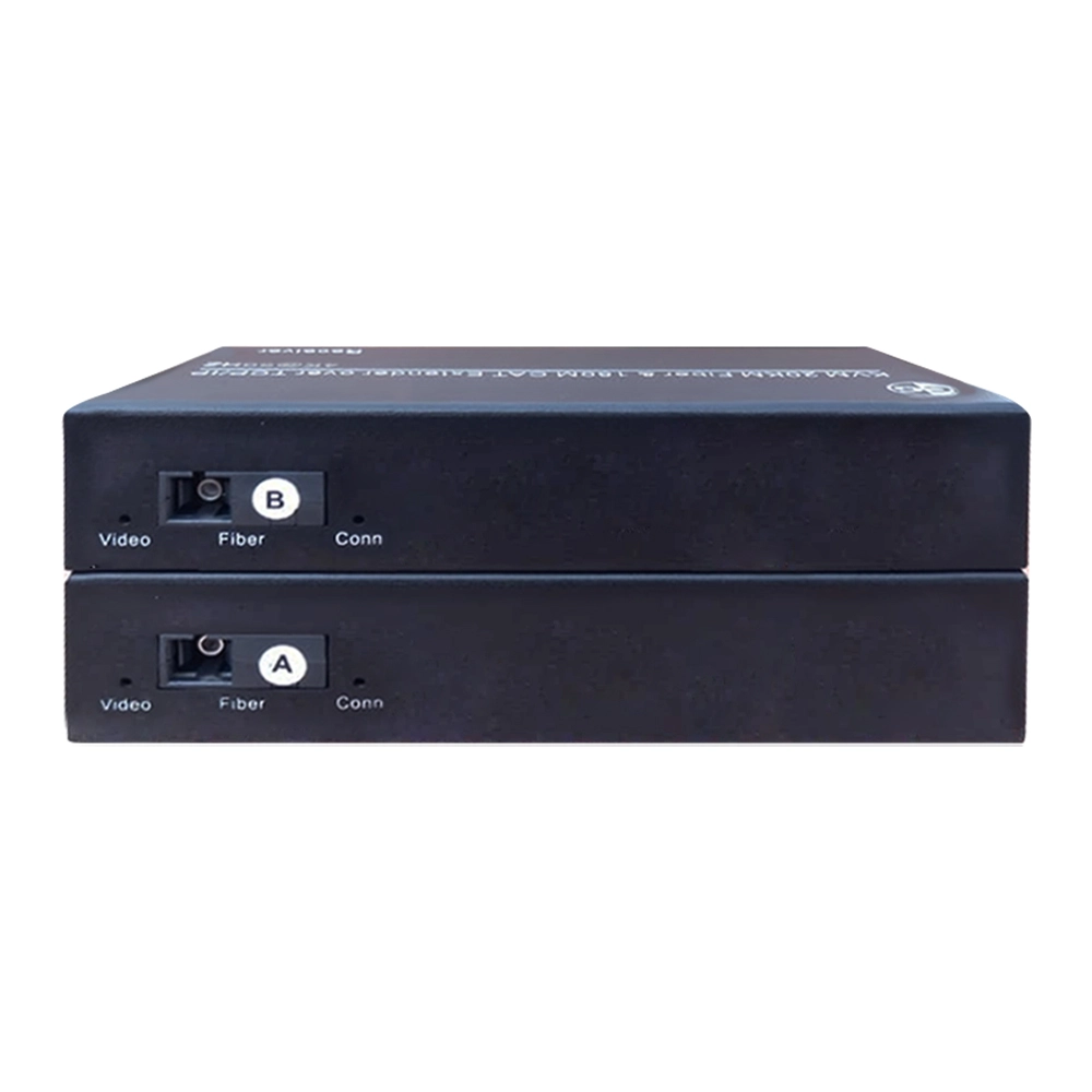 Kit de Extender KVM HDMI 4K 30HZ Hibrido Faz até 20 Quilômetros Via Fibra Óptica 1SC Singlemode e 150 Metros Via porta RJ45 (Ethernet) (CG)