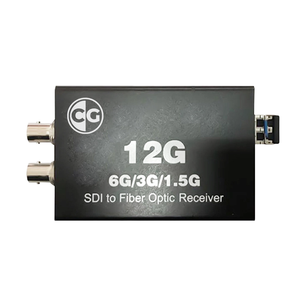 KIT DE EXTENDER SDI 12G 4K 60HZ VIA FIBRA ÓPTICA 2LC MULTIMODO COM LOOP DE ATÉ 60KM (CG)