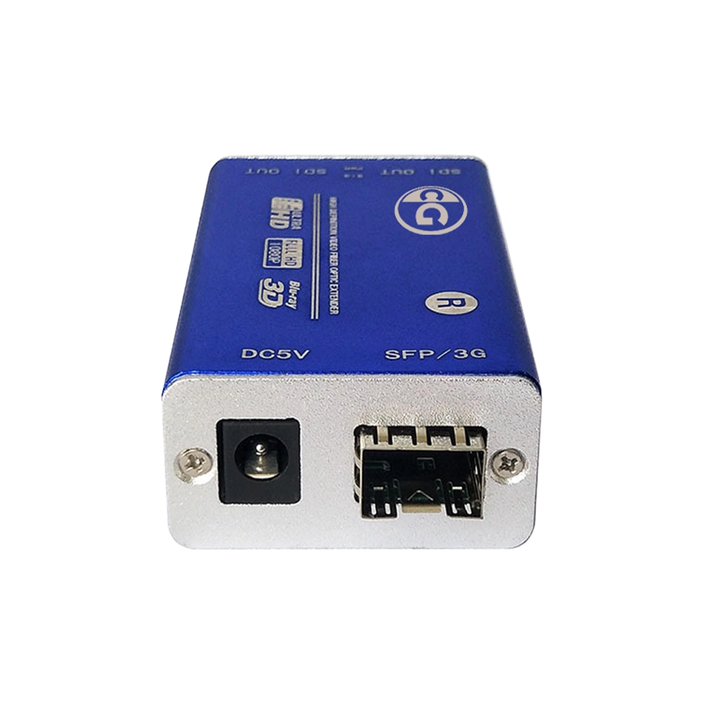 KIT DE EXTENDER SDI 3G FULL HD 1080P 60HZ VIA FIBRA ÓPTICA LC MULTIMODO DE ATÉ 100KM (CG)