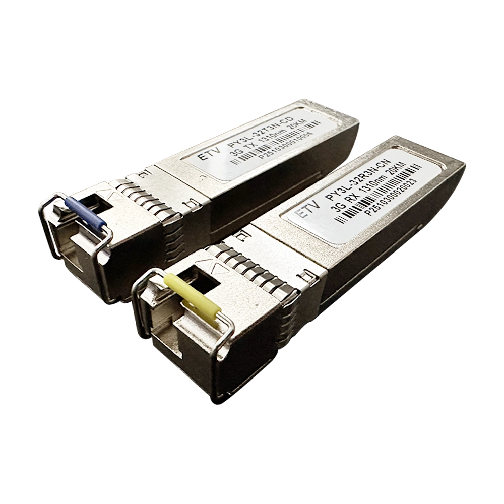 Kit de Extender SDI 3G Full HD 60HZ Faz Até 100 Quilômetros Via Fibra Óptica LC Multimodo (CG)