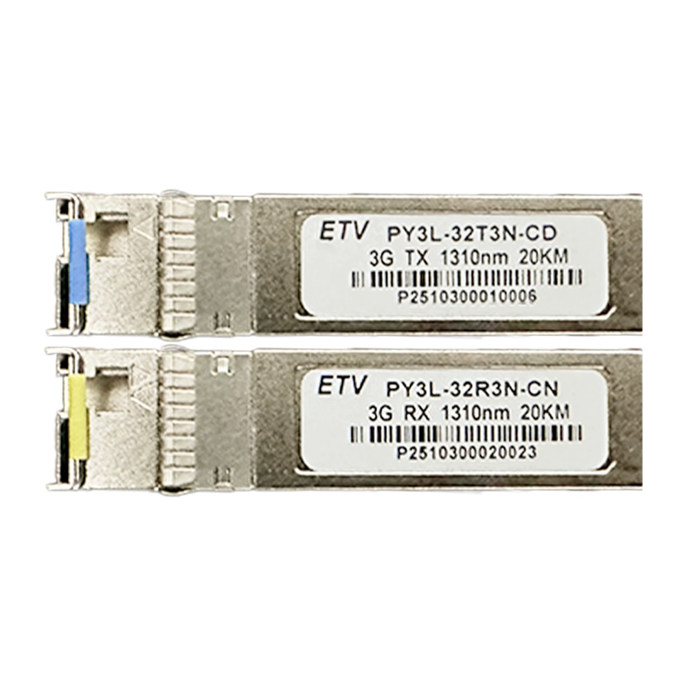 Kit de Extender SDI 3G Full HD 60HZ Faz Até 100 Quilômetros Via Fibra Óptica LC Multimodo (CG)