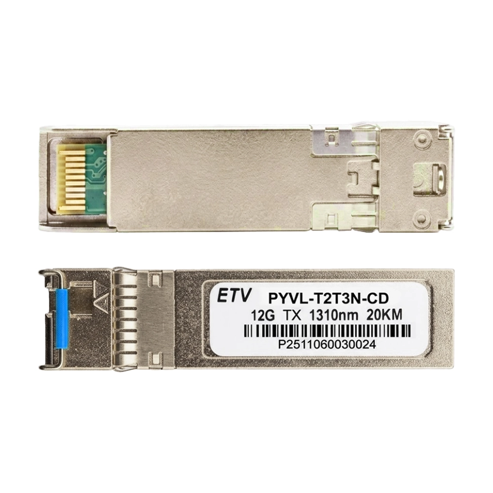 Kit de Extender SDI 4K 60Hz 12G com Loop e Par de Módulos Mini Gbic Via Fibra Óptica Multimodo LC de Até 60 Km. - CG