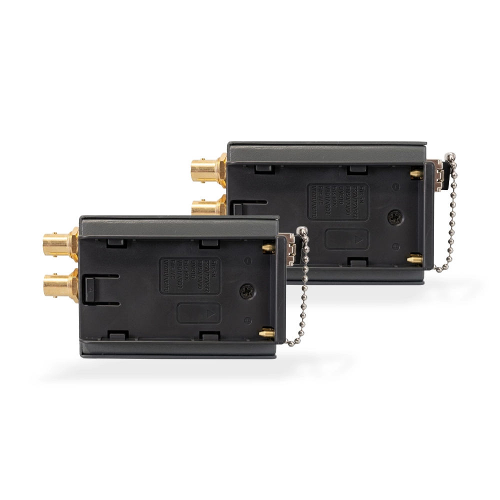 Kit de Extender SDI Bidirecional 4K 60Hz 12G Via Fibra Óptica Com Par de Módulos Mini Gbic de 2 LC  (Compatível com Black Magic) - CG