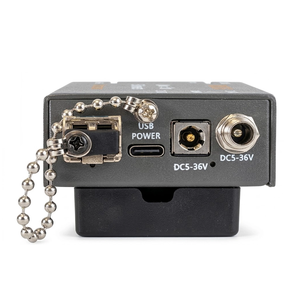 Kit de Extender SDI Bidirecional 4K 60Hz 12G Via Fibra Óptica Com Par de Módulos Mini Gbic de 2 LC  (Compatível com Black Magic) - CG