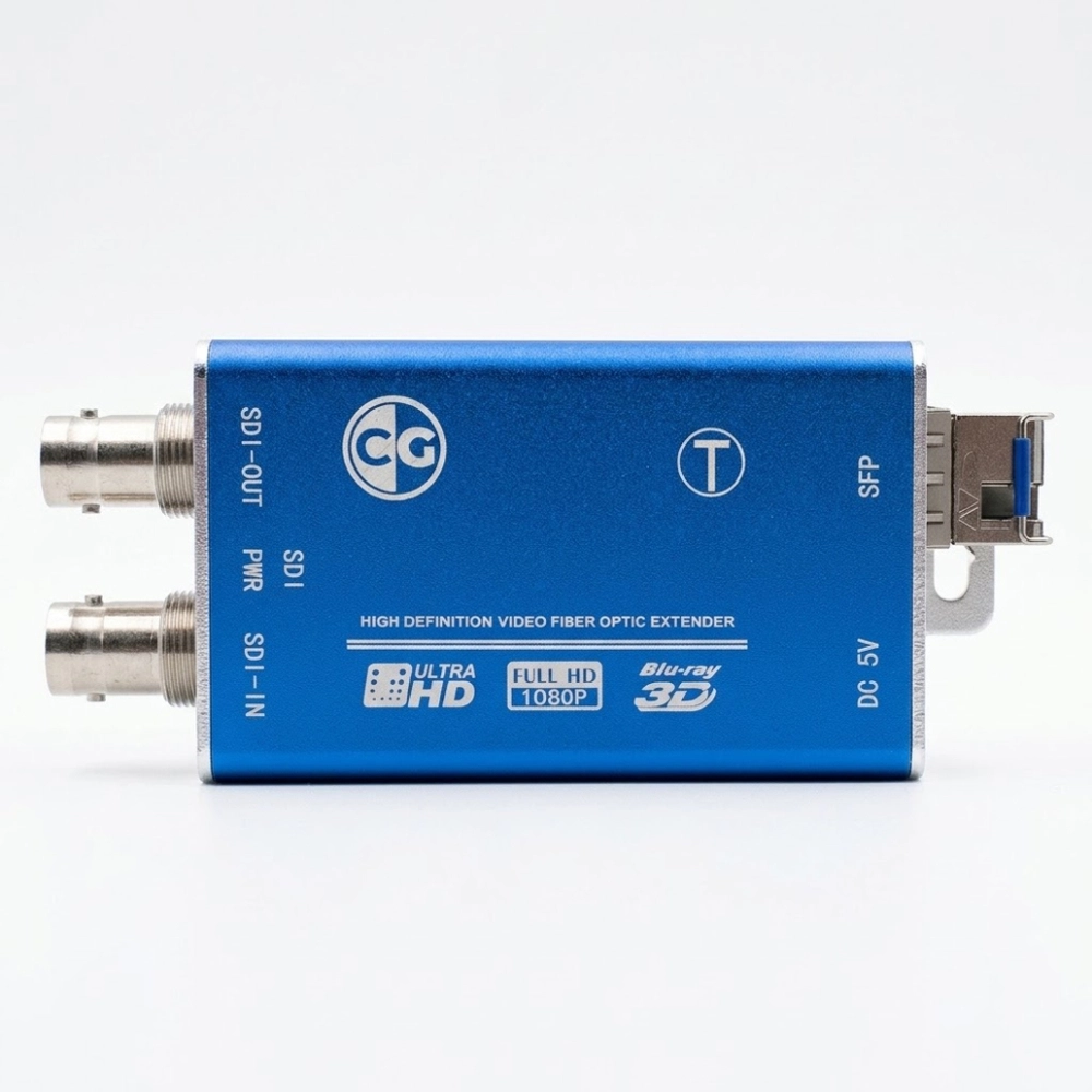 Kit de Extender SDI de 3G Full HD 60Hz Via Fibra Óptica LC Multimodo de Até 20 Quilômetros - CG