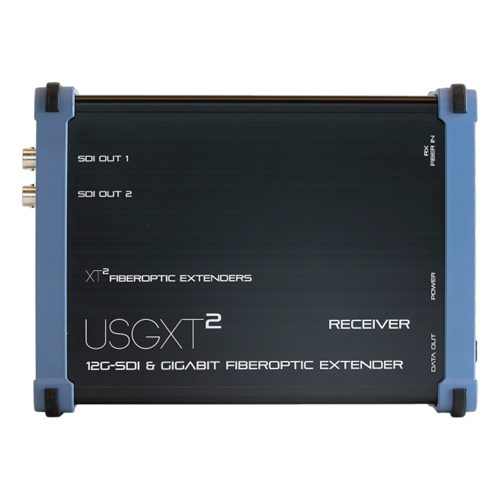 KIT Extensor TX e RX Com 2 SDI IN/OUT 4K 60Hz Gigabitit HDR Via Fibra Óptica Singlemode 10Km (XT²)