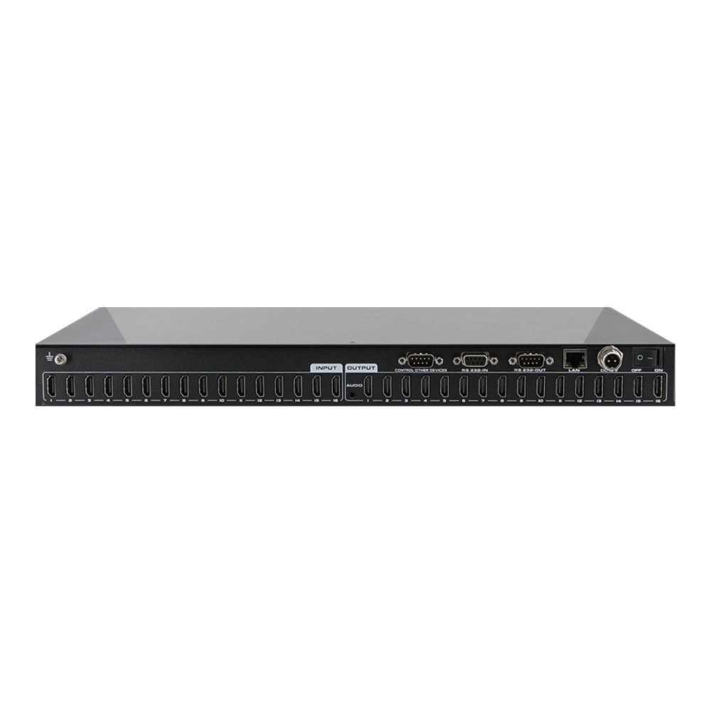 MATRIX HDMI 16X16 4K 30HZ RACK 1U COM HDCP 1.4 GERENCIAVEL (FLEXPORT)