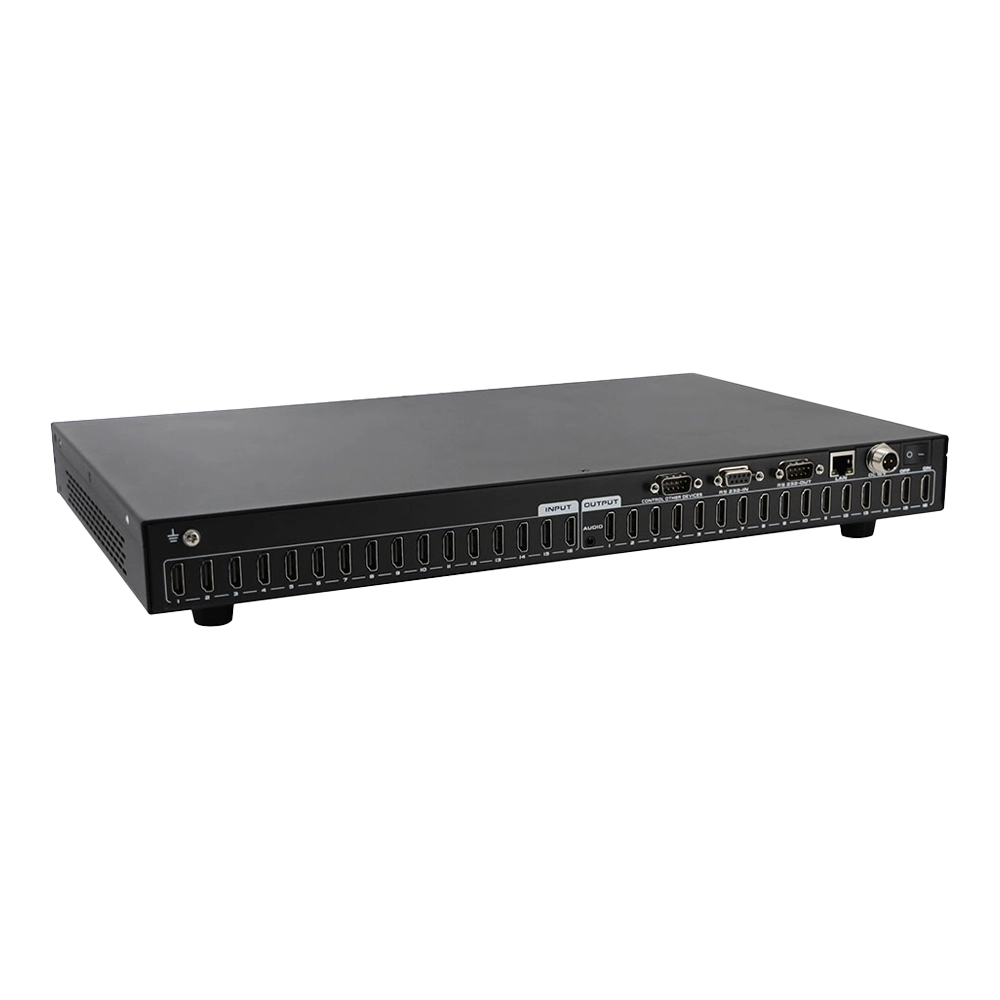 MATRIX HDMI 16X16 4K 30HZ RACK 1U COM HDCP 1.4 GERENCIAVEL (FLEXPORT)