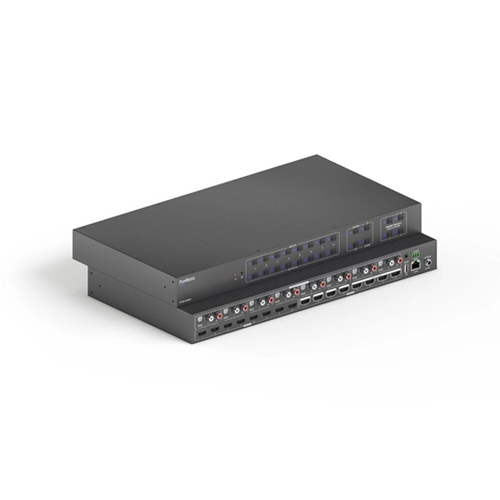 MATRIX HDMI 8X8 4K 18GBPS COM SCALER E MATRIX DE ÁUDIO (PURELINK)
