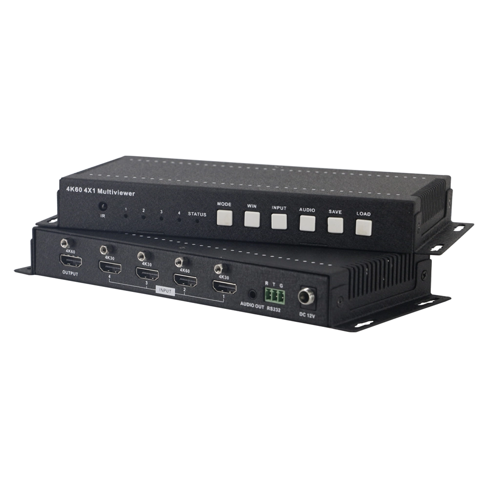 Multiviewer HDMI 4K 60Hz 4X1 Com Função PIP (FLEXPORT)