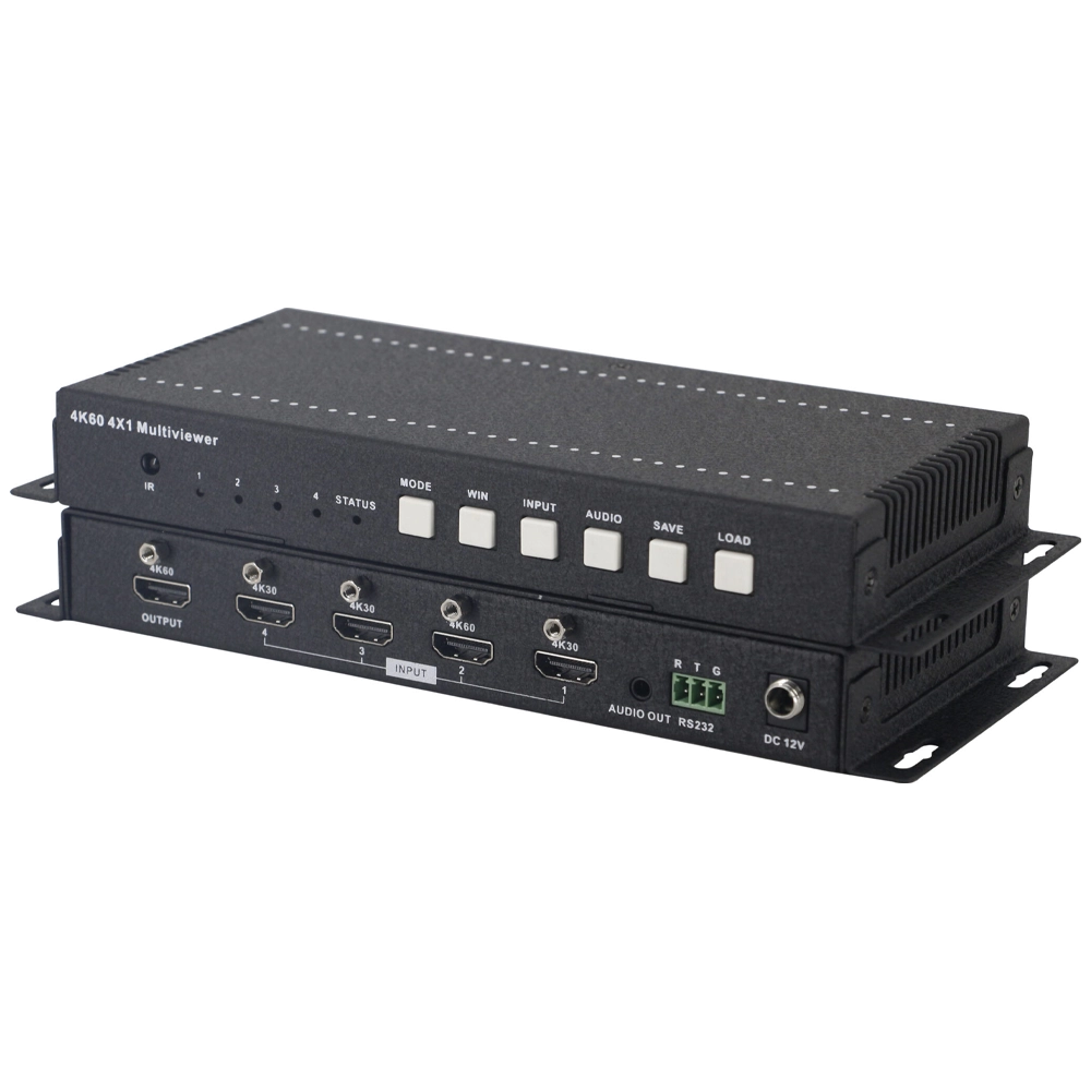 Multiviewer HDMI 4K 60Hz 4X1 Com Função PIP (FLEXPORT)
